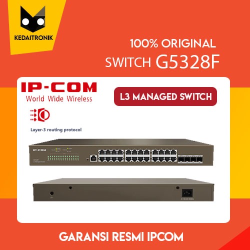 IPCOM G5328F L3 Managed Switch Hub G5328 24 Port Managed IP COM