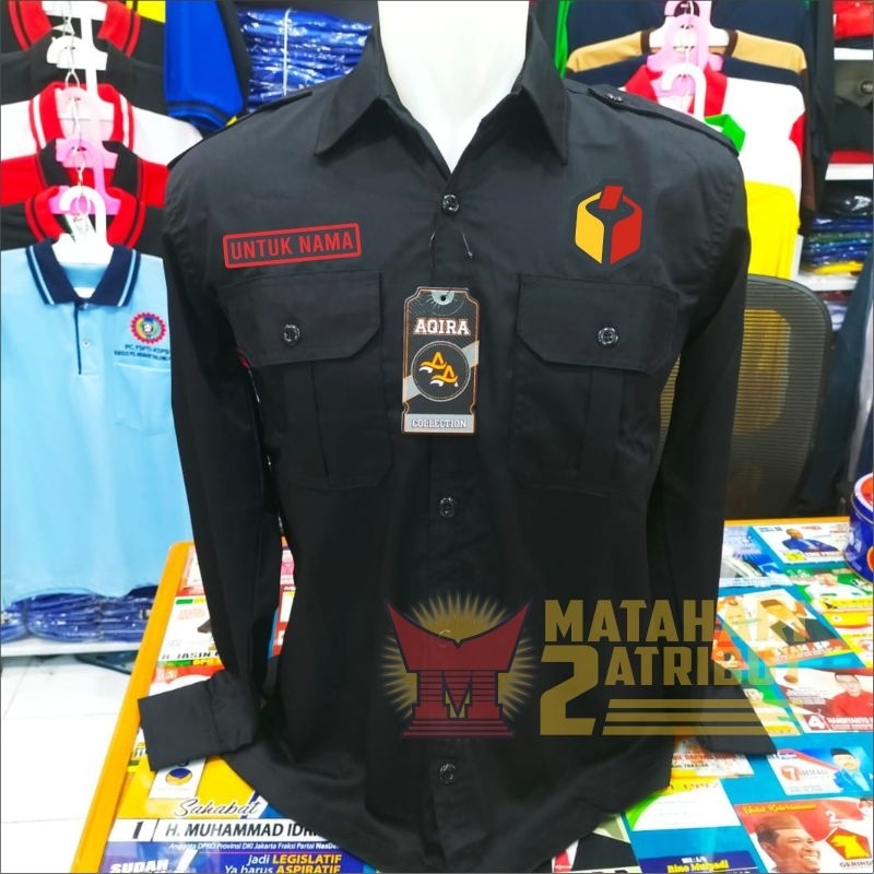 kemeja Bawaslu kemeja hitam bawaslu