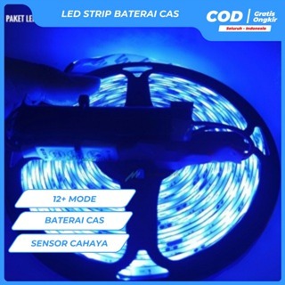 Lampu layang-layangan LED STRIP modul controller baterai cas sensor cahaya [5warna]-Modern_Craft