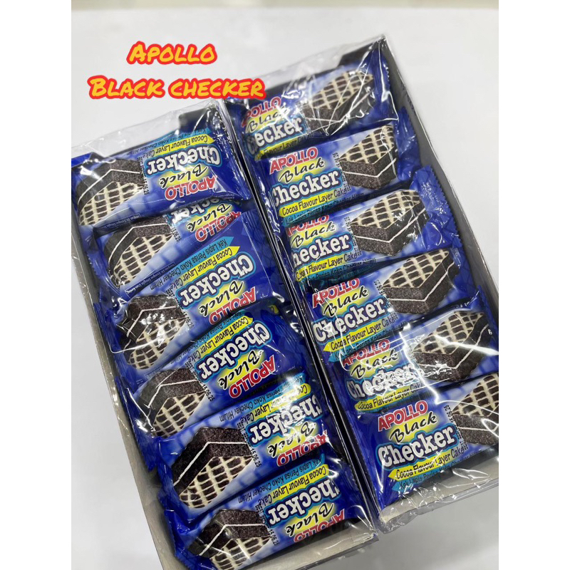 

Apollo Black Checker Cake (1 pcs)