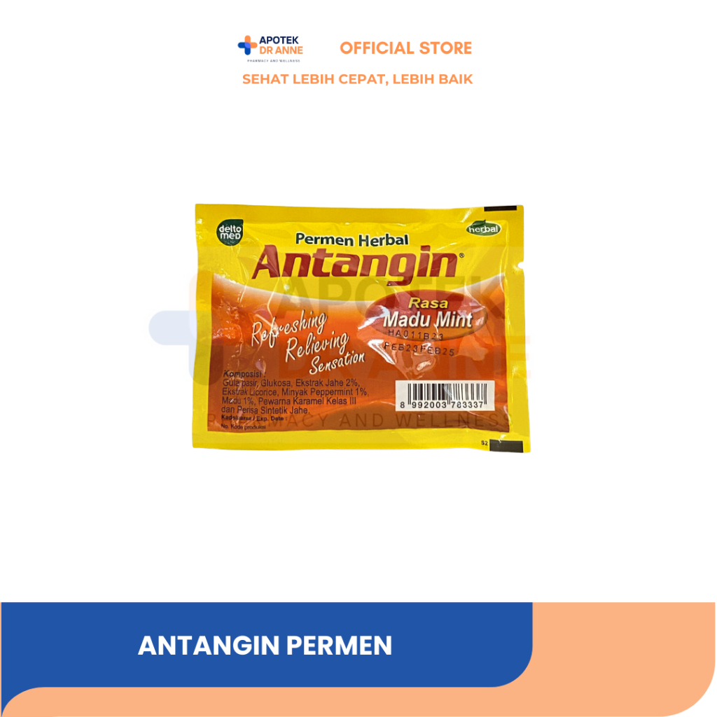 

Antangin Permen Herbal Rasa Madu Mint 5 pcs