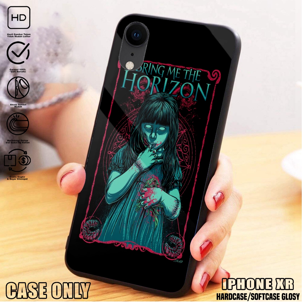 Case IPHONE XR  - Casing IPHONE XR [ BAND ] Silikon IPHONE XR  - Kesing Hp - Casing Hp  - Case Hp - 