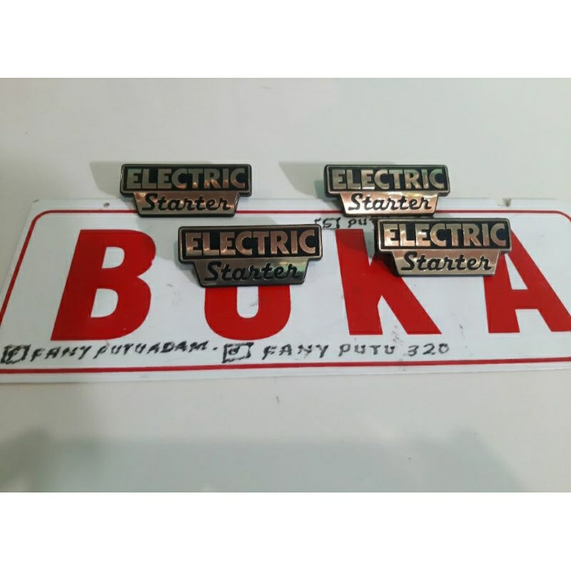 Emblem stiker logo emblem electricstater Rc 80 Rc100 Rc spirit