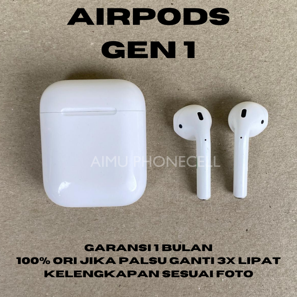 airpods gen 1 with wireless charging case apple original second murah mulus like new ori bekas