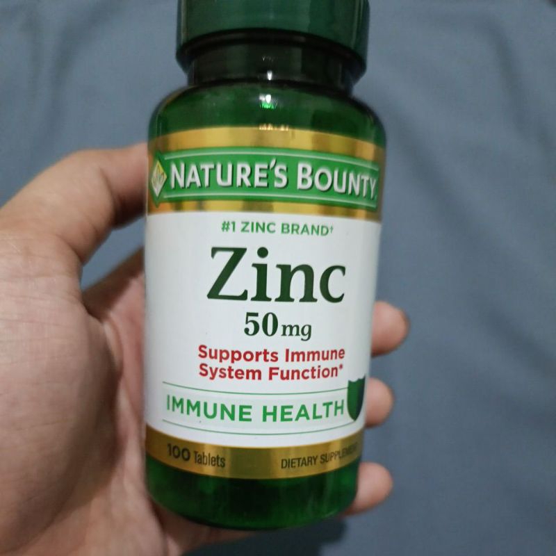 zinc 50 mg Nature's bounty