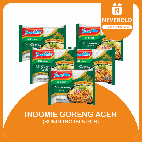 

(BUNDLING ISI 5 PCS) INDOMIE GORENG ACEH