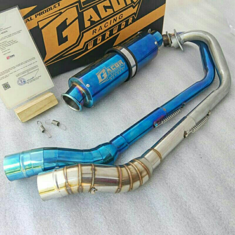 KNALPOT RACING GACOR ORIGINAL BAS ADEM VIXION OLD VIXION NEW VIXION R R15 V2 R15 V3 CBR150R OLD CB15