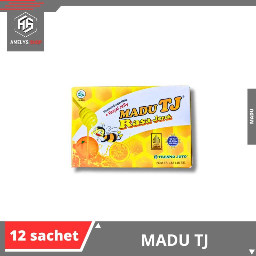 

Madu TJ Sachet Rasa Jeruk & Strawberry Isi 12 Sachet