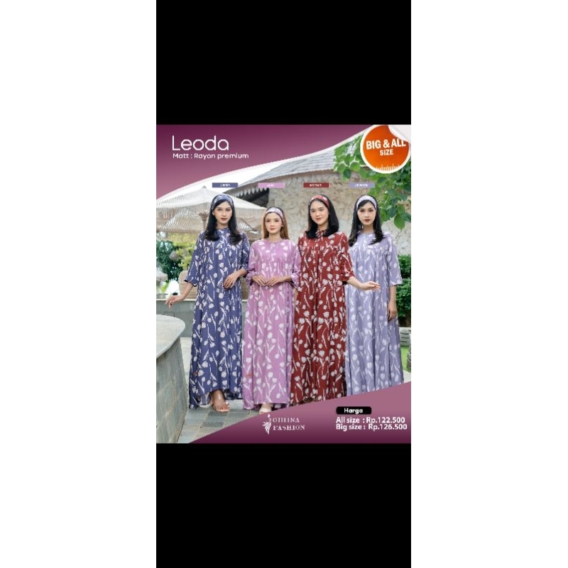leoda gamis ghina fashion
