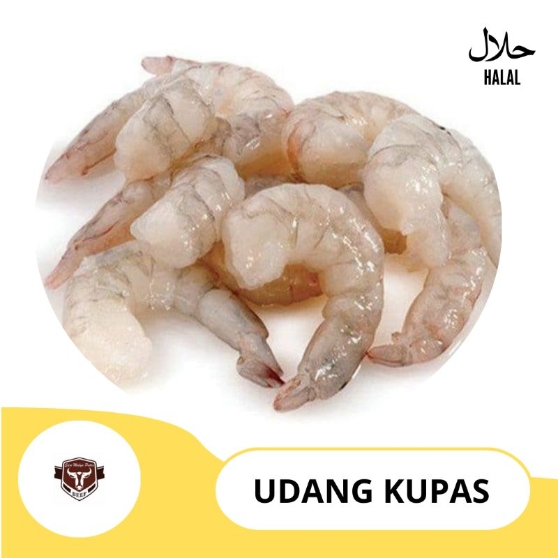 

udang kupas super premium , udang bersih 500gr