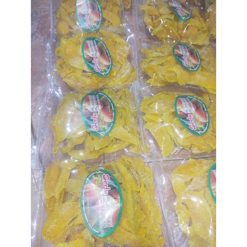 

ADR Manisan Mangga Asli SERLY Bertabur Gula Pasir Khas Kota Cirebon Kemasan 250 Gram