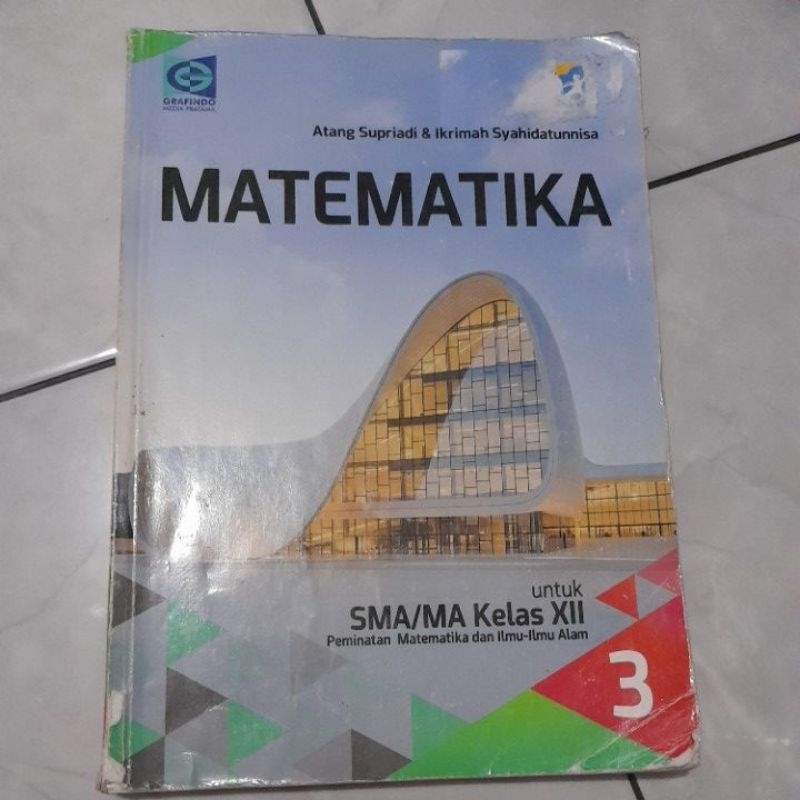 BUKU MATEMATIKA KELAS 12 SMA /MA