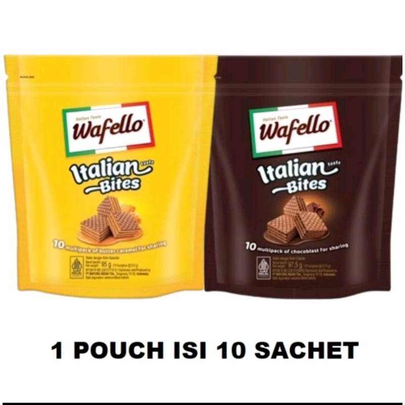 

WAFELLO Italian wafer bites POUCH 97.5 gram