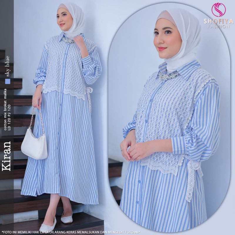 GAMIS DRESS KIRAN MIDI ORIGINAL BY SHOFIYA