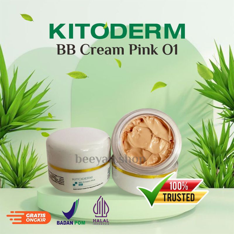Kitoderm BB Cream Pink | bb Krim Bb cream  Krim Pagi Foundation | Krim Pagi Pemutih