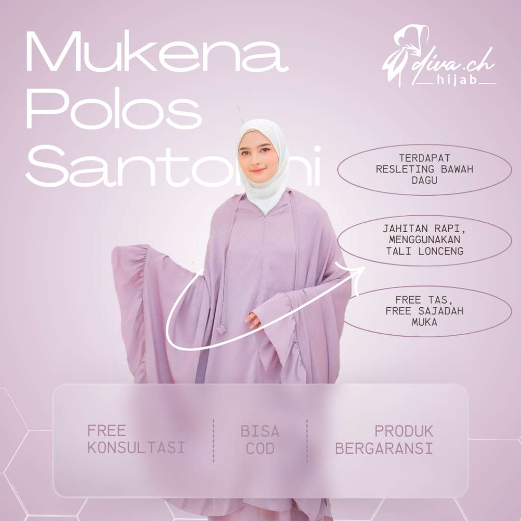 Mukenah Mukena Rukuh Wanita Travel Traveling Hitam Polos Premium