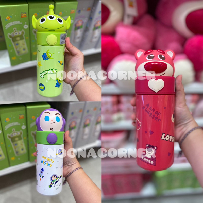 Miniso x Disney Pixar ‼️ Tumbler / Botol Minum Stainless Disney Toy Story Lotso Aliens Buzz Lightyea