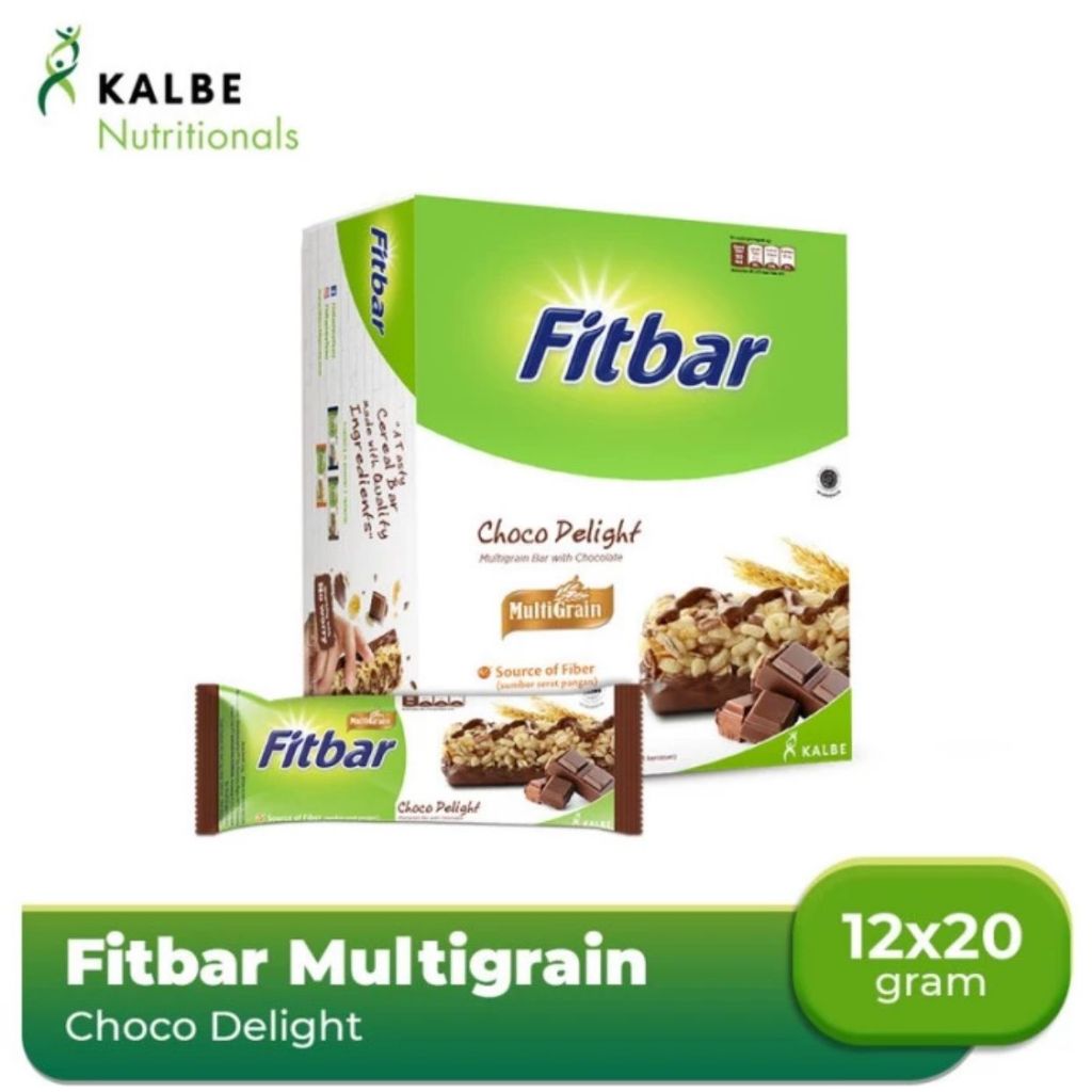 

FITBAR MULTIGRAIN - CHOCO DELIGHT - 1 BOX (12 pcs x 20 g)