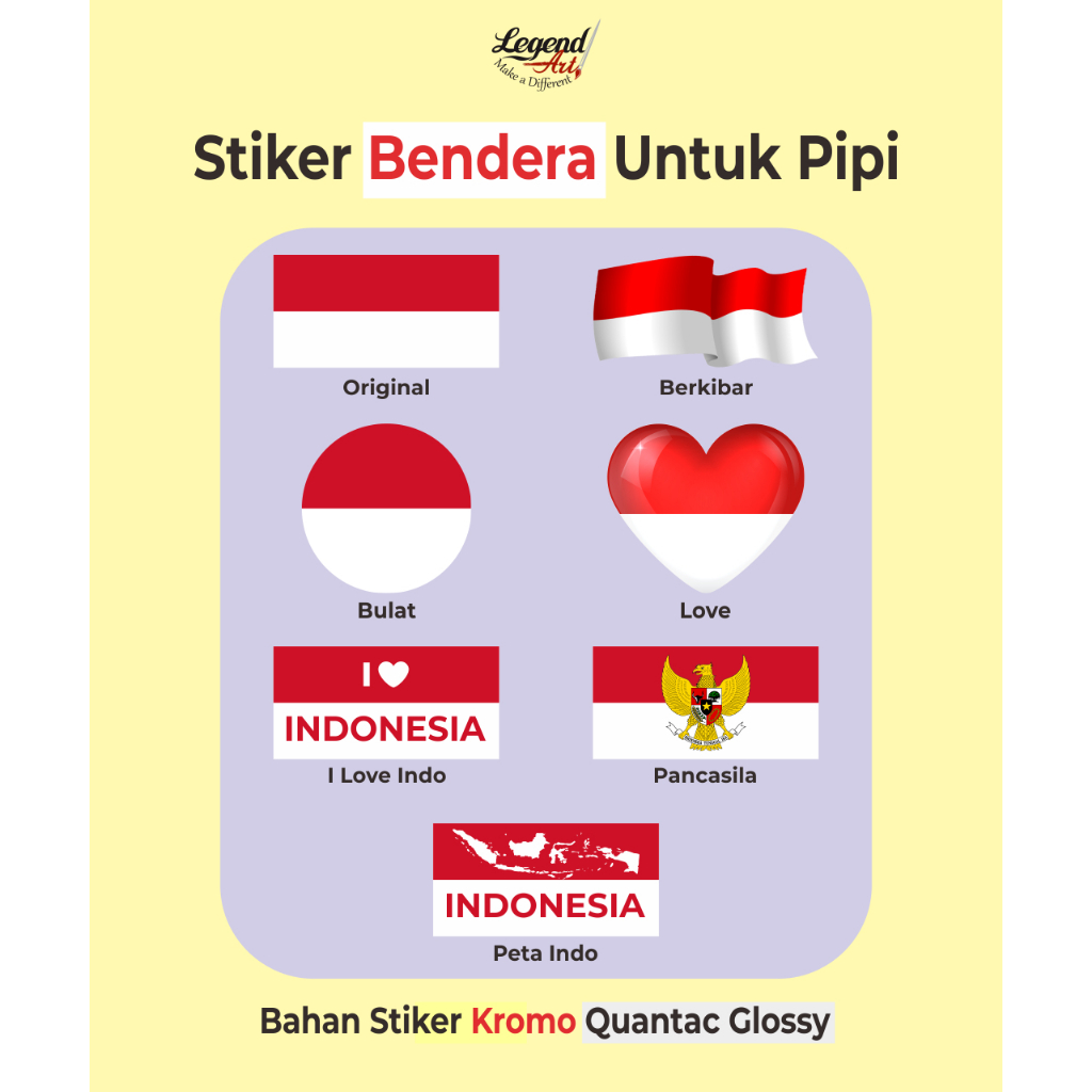 

[Isi 31 Pcs] Stiker Pipi HUT RI Bendera Merah Putih / Stiker Kemerdekaan Indonesia / HUT 79