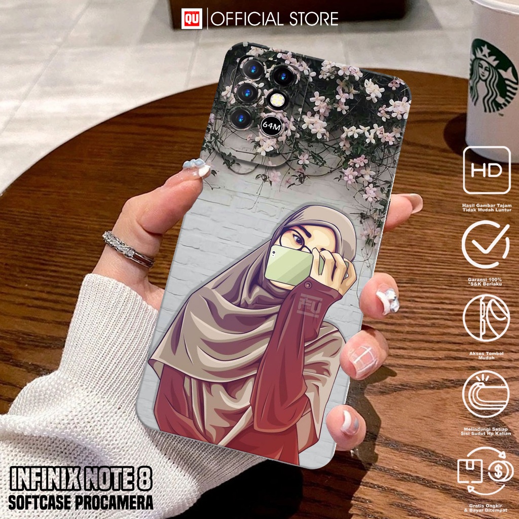 Case Infinix Note 8 - Casing Infinix Note 8 Terbaru Motif HJB - Softcase Hp Infinix Note 8 - Silikon