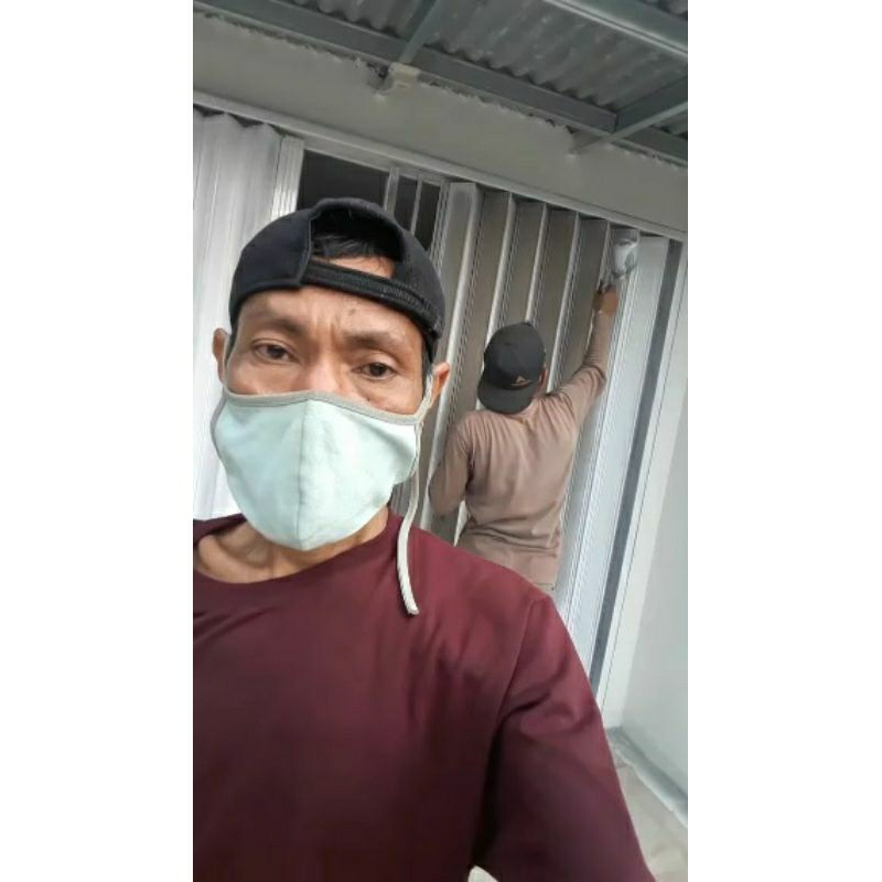 Rolling door folding gate pintu toko pintu ruko pintu sekat pintu pengaman pintu geser pintu dorong 