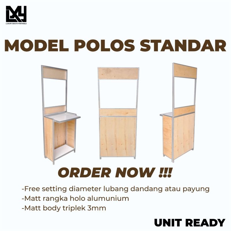 Booth Portable Gerobak Lipat Stand Jualan