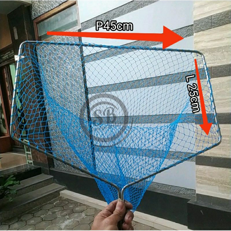 Jaring Seser Ikan + Ring Stainless