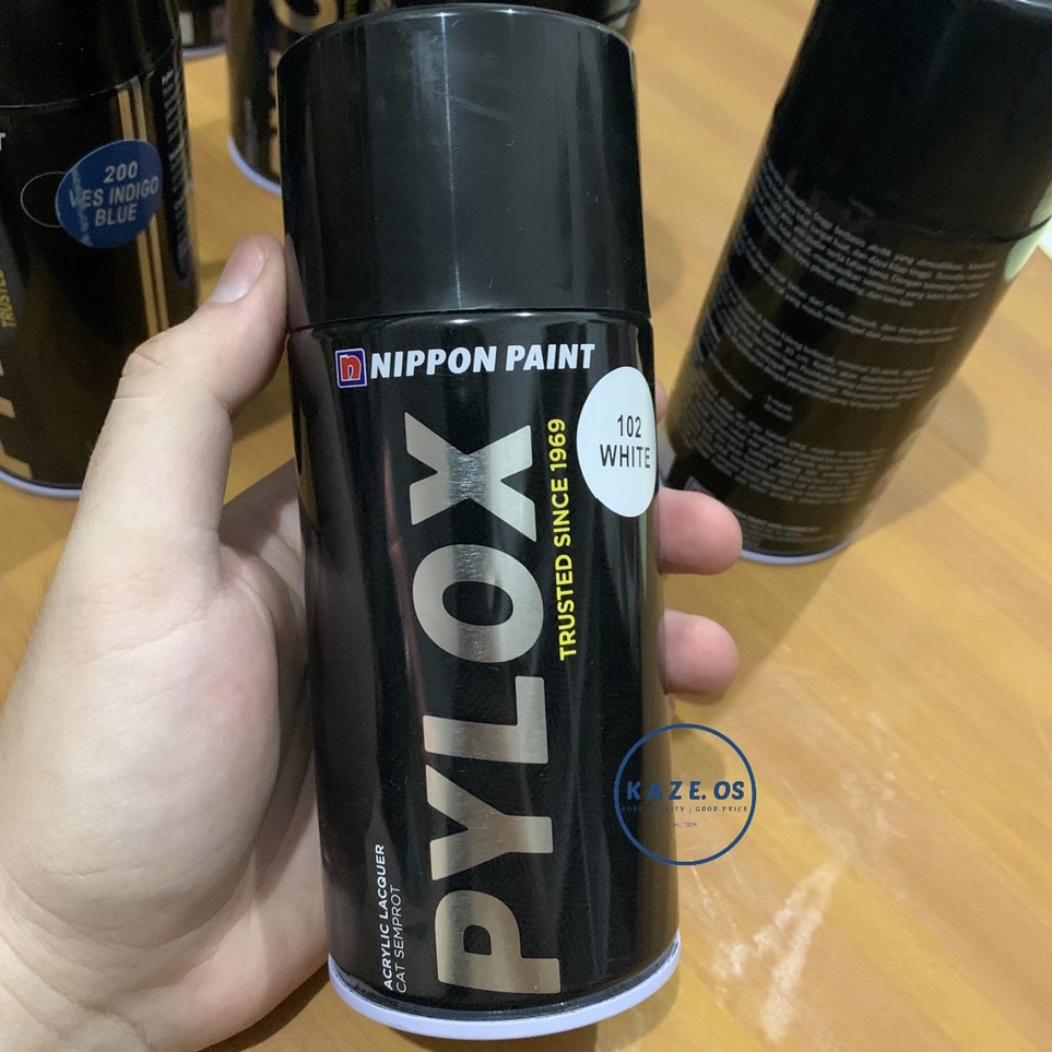 Produk Terbatas ASLI 1 PYLOX NIPPON PAINT 3 CC SEMUA WARNA  PILOX CAT SEMPROT PILOK PYLOK WHITE BLAC