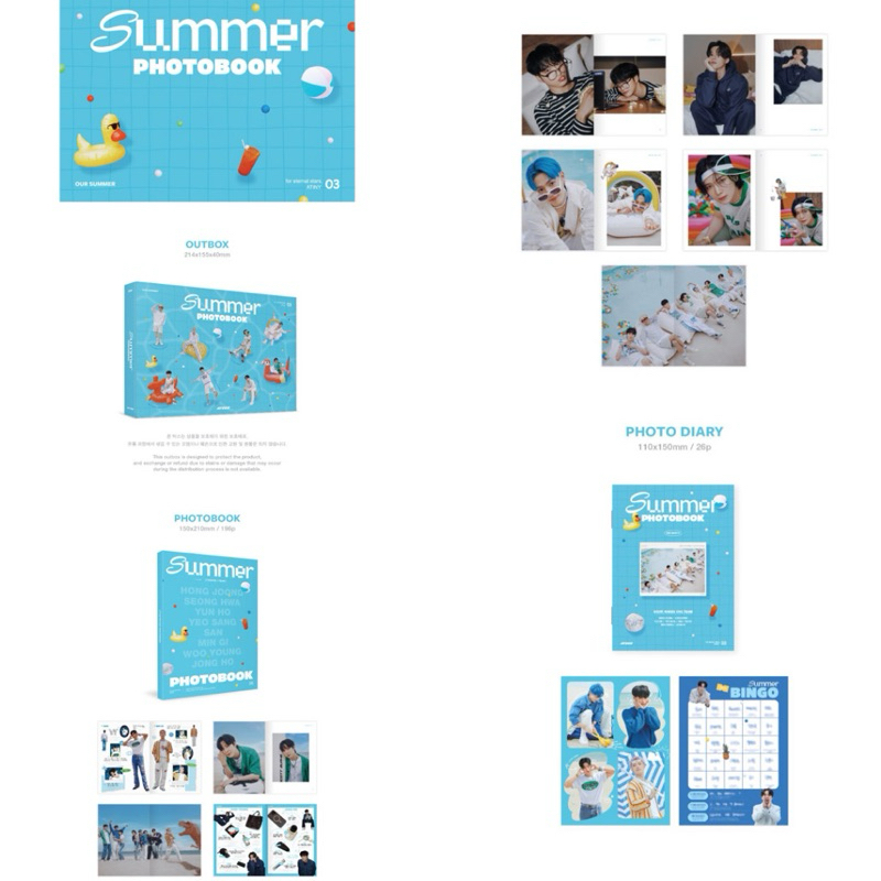 [READY STOCK] SHARING Ateez 2023 Summer Photobook (Ktown4u)