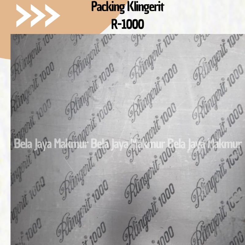 Packing Klingerit 1000 Tebal 2mmx100cmx100cm/ Packing Gasket Klingerit