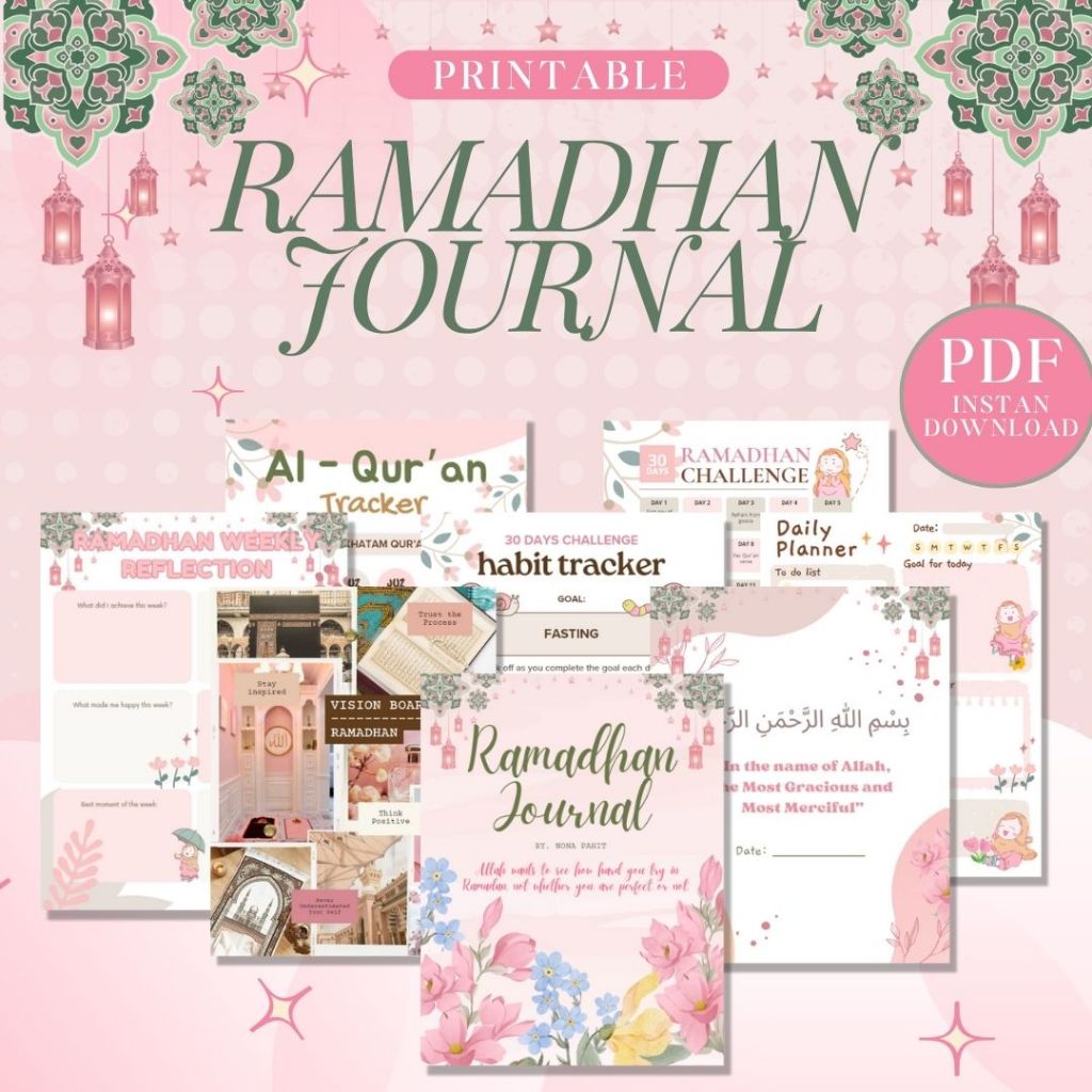 Printable Ramadhan Journal: Planner for a Blessed Month