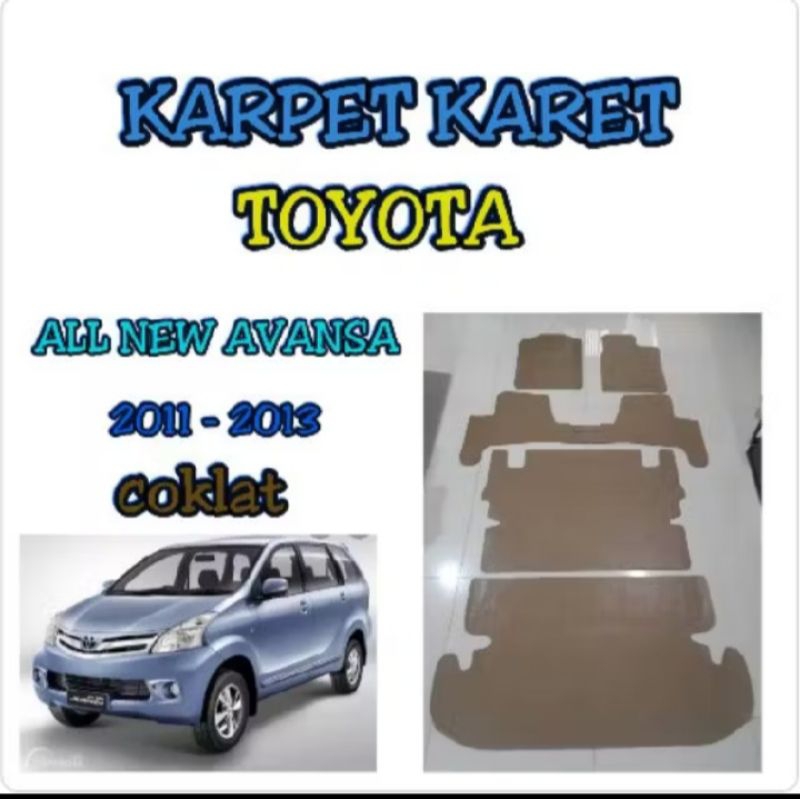 karpet karpet COKLAT all new avanza AVANZA  2012 - 2015