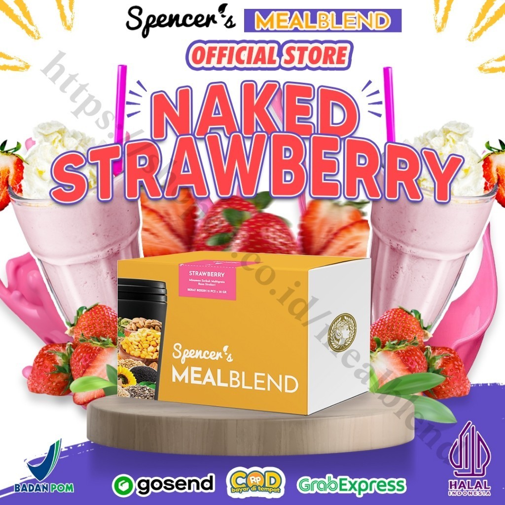 

Spencer’s Meal Blend Strawberry Pengganti Makan Pagi | Siang | Malam