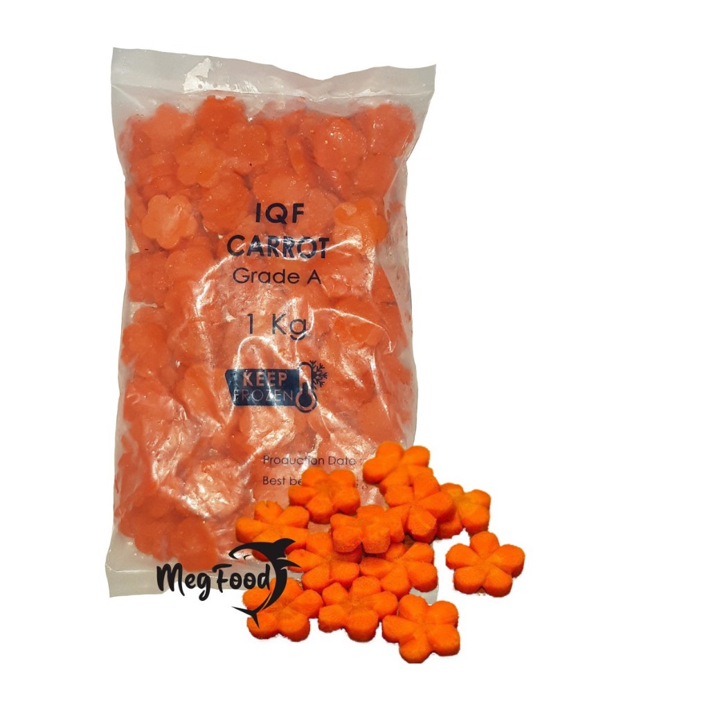 

IQF Carrot Flower Frozen Grade A 1 Kg | Wortel Potong