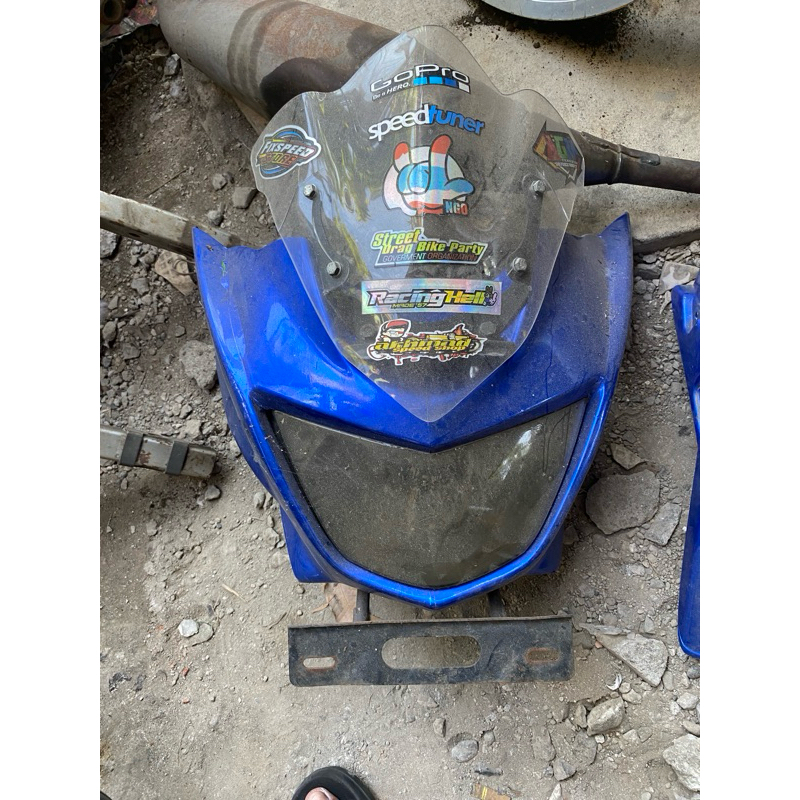 batok ninja r full set breket bekas