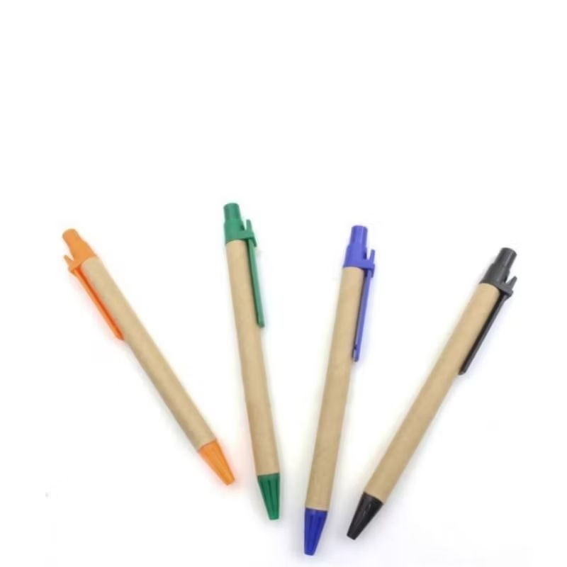 

Ball Point Pulpen Pen Pena Kertas Souvenir Paper Pen 100pcs