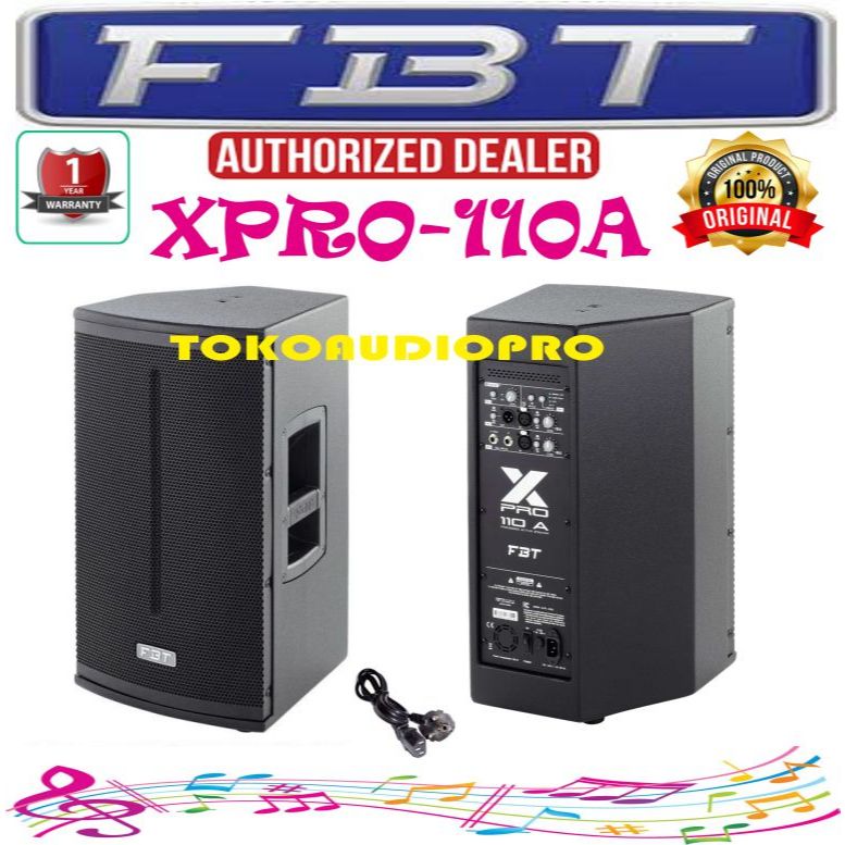 FBT XPRO 110A 10"Active Speaker Aktif FBT X-Pro 110A
