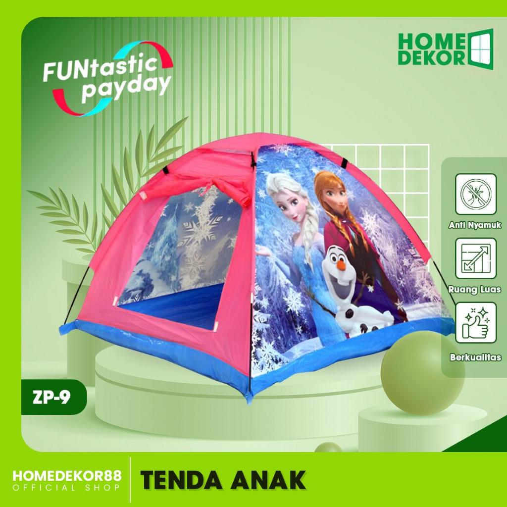 HOMEDEKOR - Tenda Anak Berkemah Karakter Karakter Menarik Mudah Dirakit