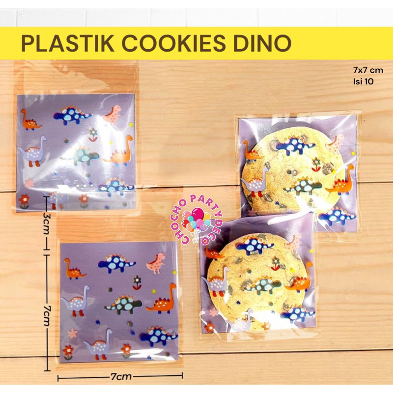 

Plastik Cookies Dinosaurus Isi 10 / Plastik Permen Kue Ulang Tahun Dino