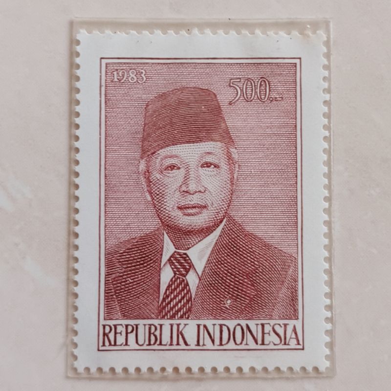 

(AA) Perangko Indonesia 1983 Presiden Soeharto Mandataris MPR Single Set Mint