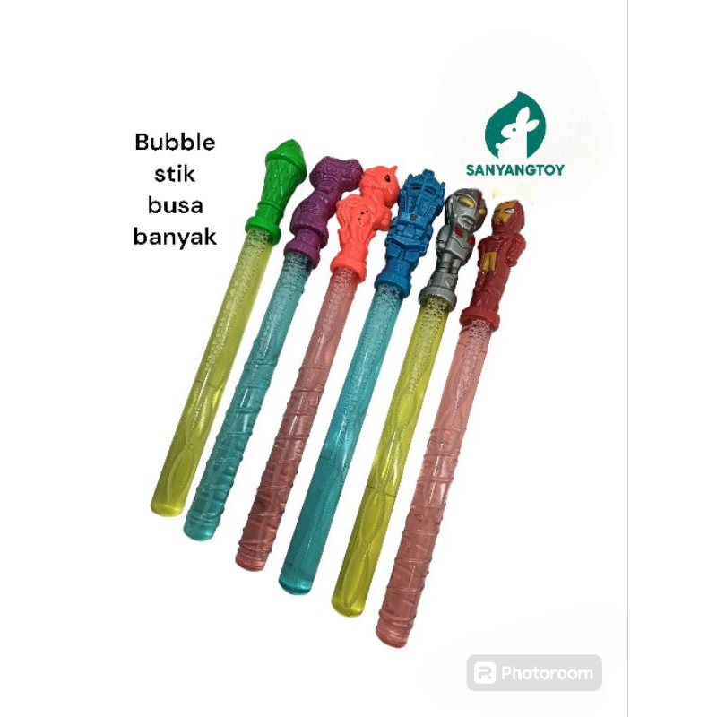 Mainan anak Bubble stik karakter