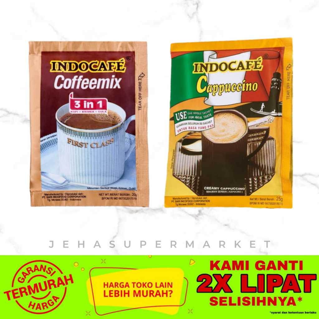 

⭐ KOPI INSTANT ⭐ Indocafe Coffee - 1renteng isi 10pcs