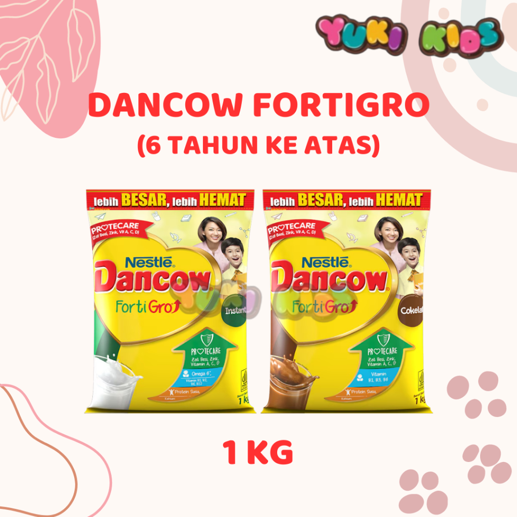 

Dancow Fortigro 1kg (6 Tahun Ke Atas)