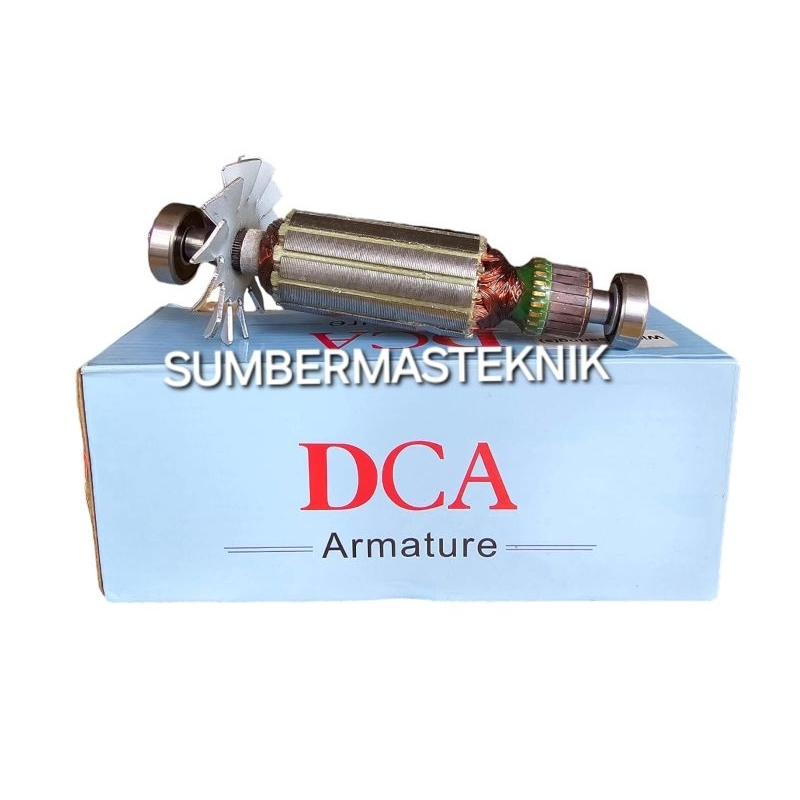 ARMATURE DCA ASM02-100 ANGKER ROTOR GERINDA DCA ASM 02-100 ASM02 100 ORIGINAL