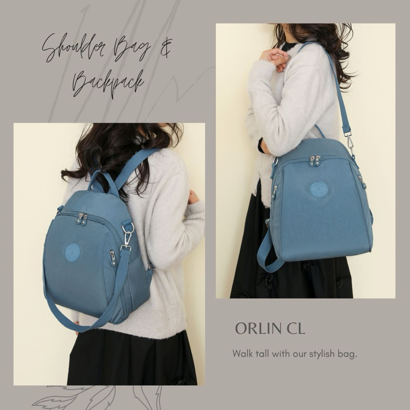 Yuesite Orlin Medium Backpack Original Ransel Sedang