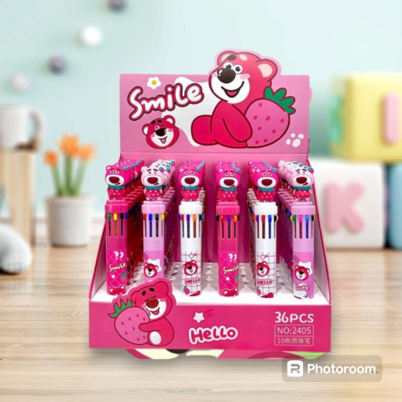 

Pulpen 4 warna kuromi, pulpen 6 warna sanrio, lotso 6 warna, 10 warna