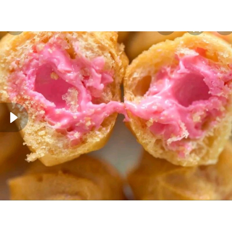 

Duo soes kering spesial 500gr dengan 2farian rasa cokelat.bluberi