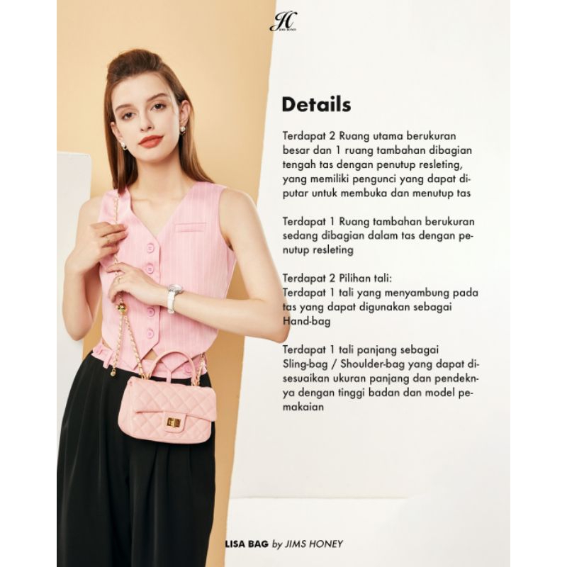 Tas Jh Lisa bag ready tegal