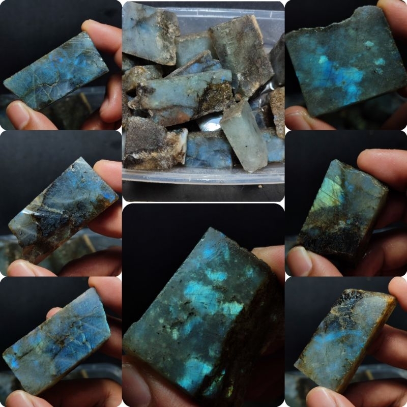 Labrador/bongkahan/Bahanan batu Labrador (Random)