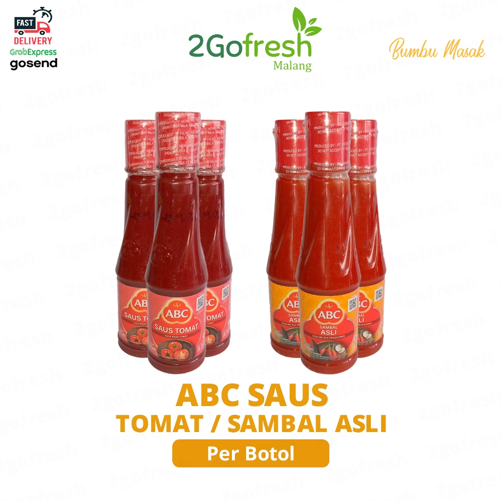 

ABC Saus / Saos Botolan / Saus Tomat / Sambal Asli - Rempah Sayur Sayuran